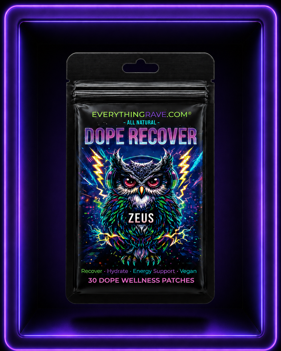 Dope Recover · Recovery Support Patch · 30 Pack