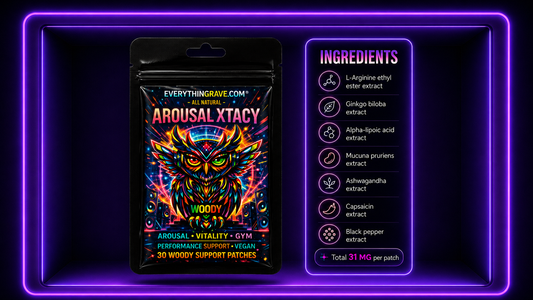 Arousal Xtacy · Blood Flow & Vitality Support Patch · 30 Pack