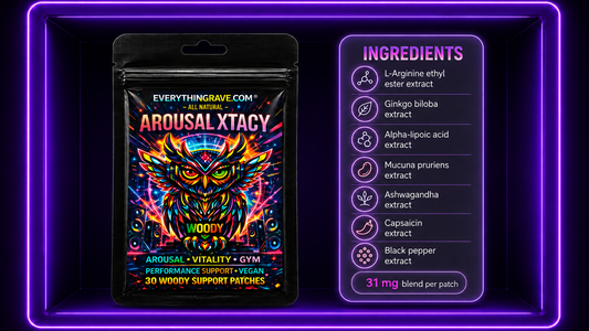 Arousal Xtacy · Blood Flow & Vitality Support Patch · 30 Pack