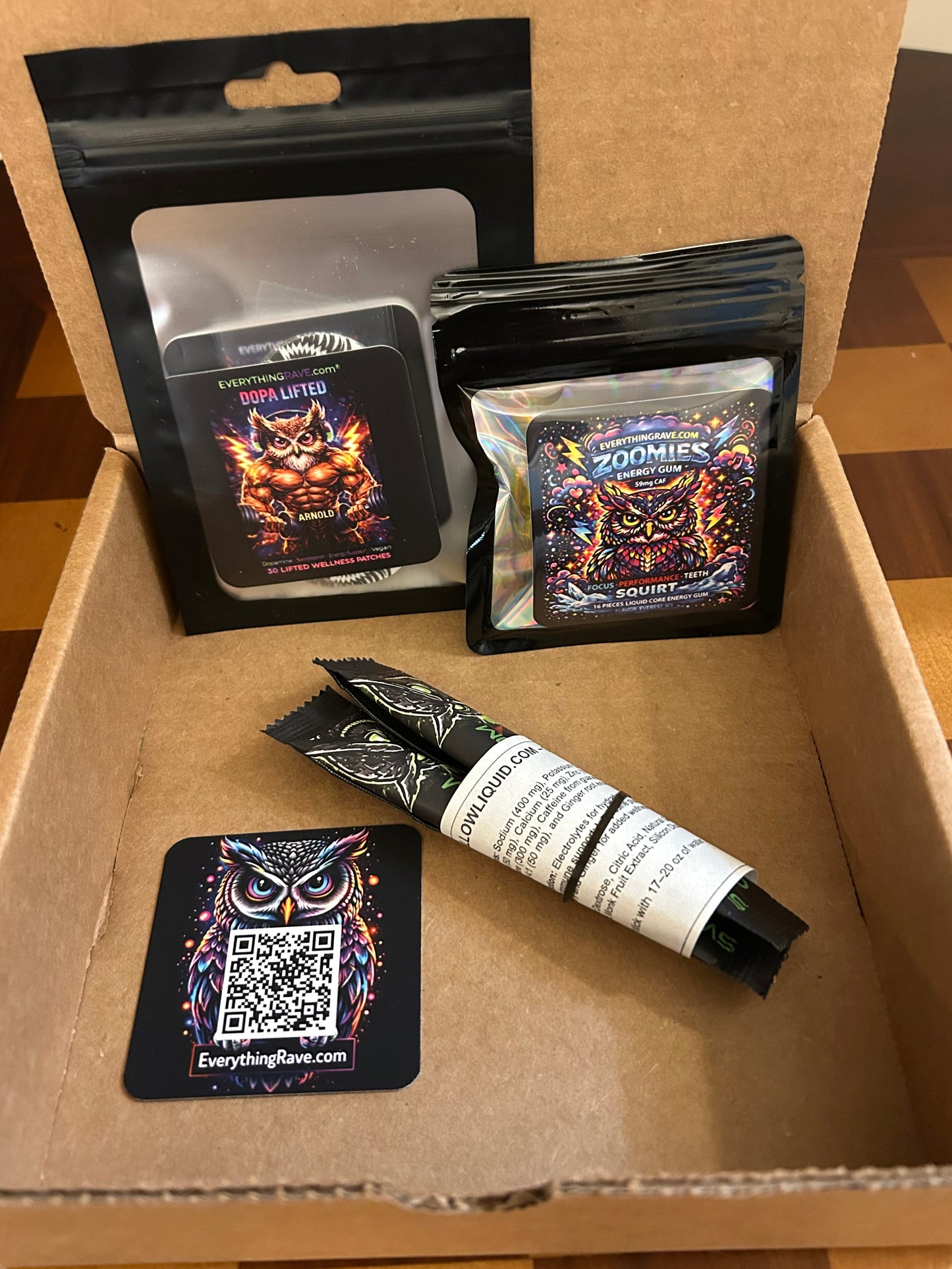 Gym Patches Gum Hydration Samples