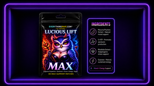 Lucious Lift · Mood & Energy Support Patch · 30 Pack