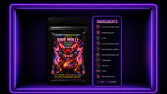 Rave Molli · Mood & Energy Support Patch · 30 Pack