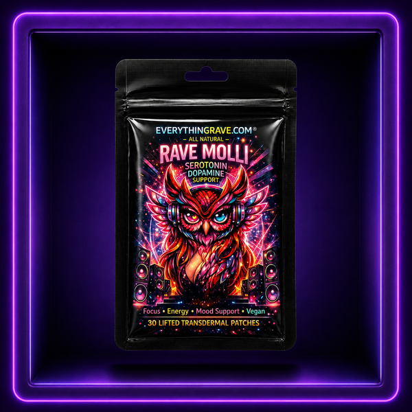 Rave Molli · Mood & Energy Support Patch · 30 Pack