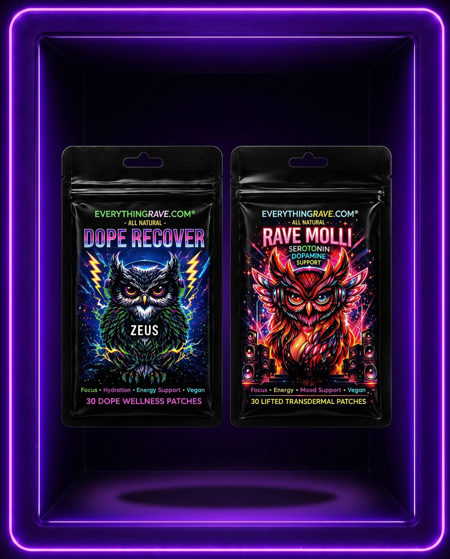 Energy & Recovery Duo · Rave Molli + Dope Recover