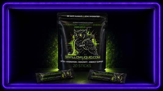 Swallow Liquid · Green Apple Hydration, Energy & Immunity Mix